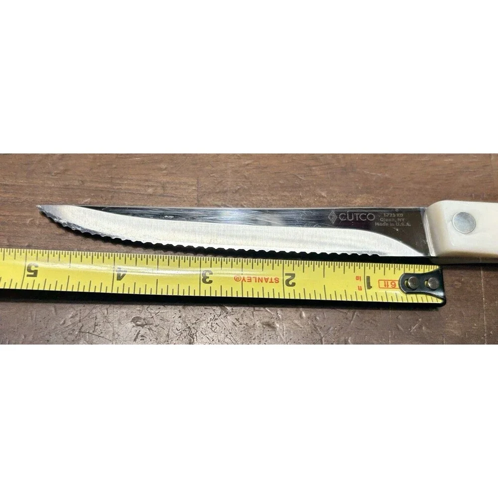 CUTCO 1721 KD Trimmer Knife Sharp Pearl White Handle 5